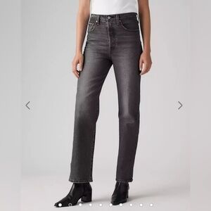 Levi's Women's Ribcage Straight Ankle Button-fly Jeans